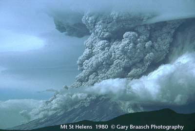 Mt. St. Helens eruption