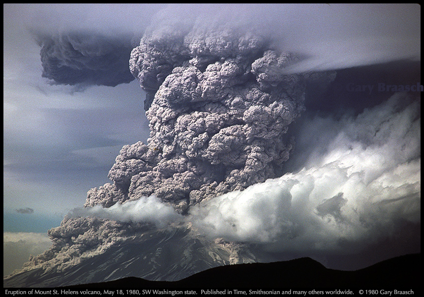 Mt. St. Helens eruption