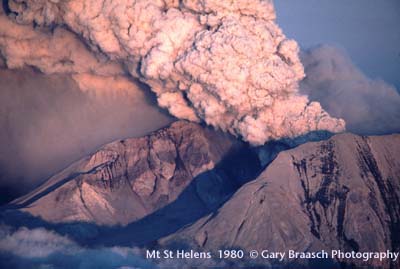 Mt. St. Helens eruption
