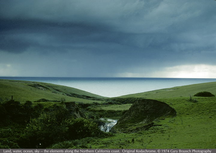 land water ocean sky